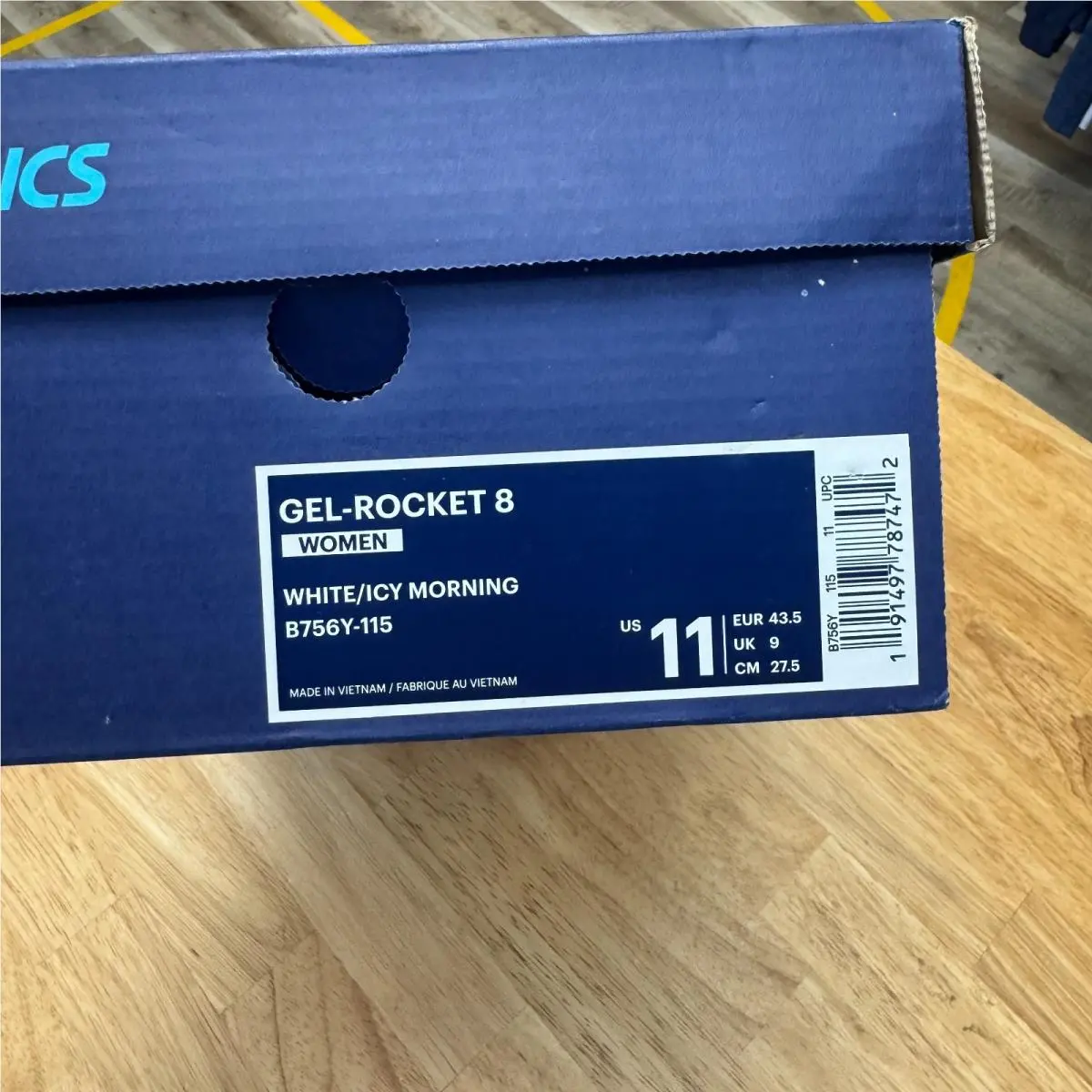 Asics shoes - ASICS Gel Rocket 8 - Gel Rocket - B756Y - White 0