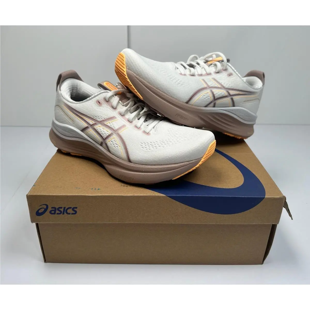 Asics Women`s Gel-kayano 32 Shoes White/orange Glow Size 8D 05S