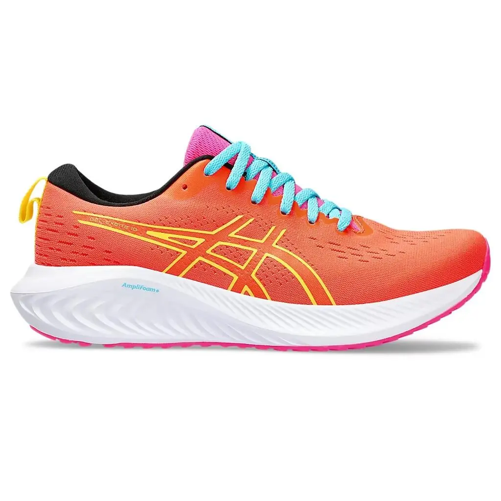 Asics Women`s Gel-excite 10 Shoes 5.5 Aquarium/vibrant Yellow Very Rare