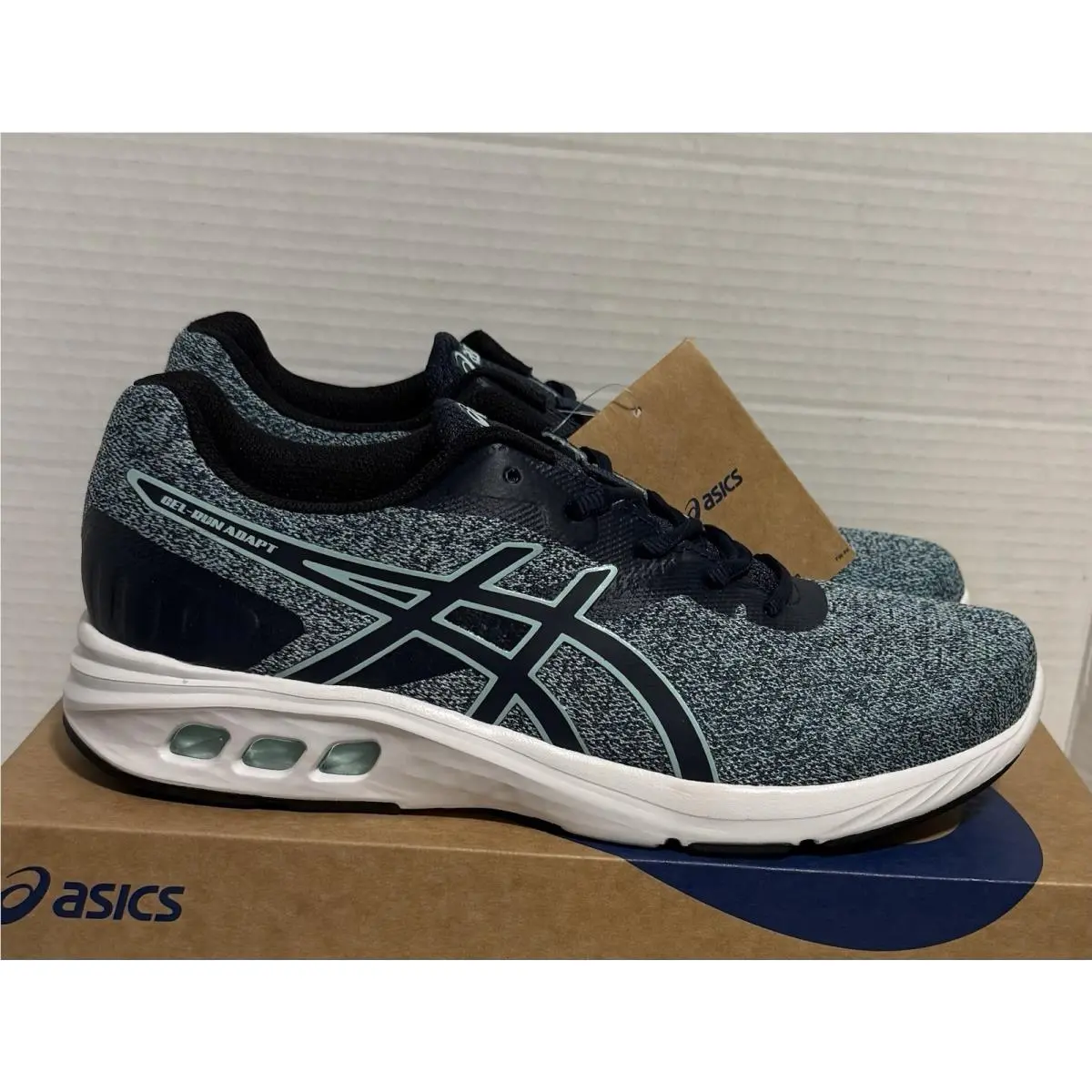 Asics Gel-run Adapt Fresh Blue/illuminate Mint Men’s Size 9. Rare Color