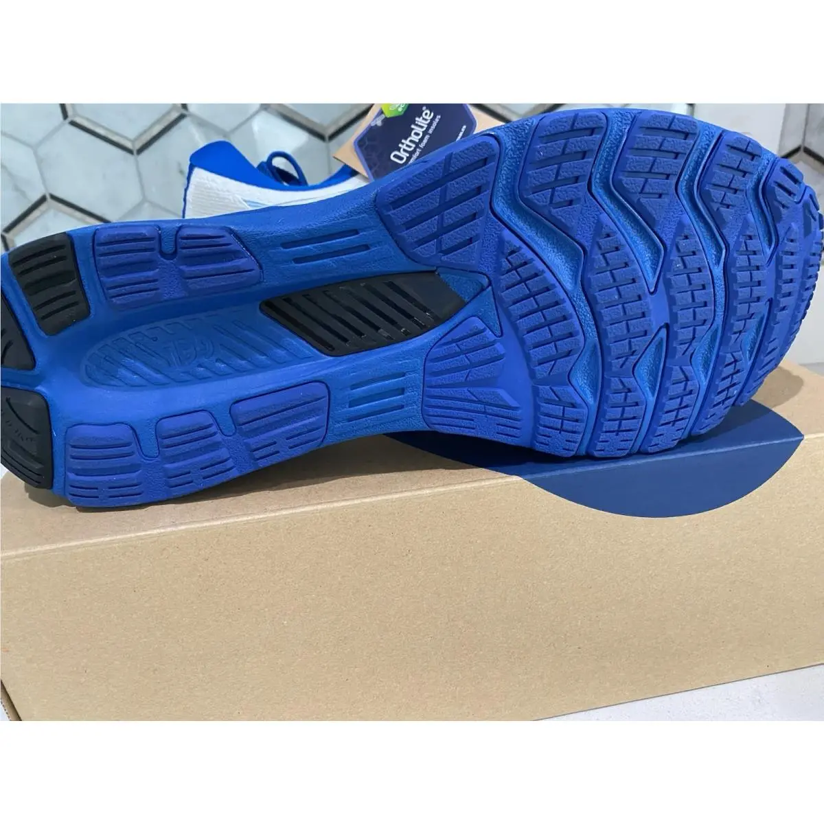 Asics shoes - White/Tuna Blue 2