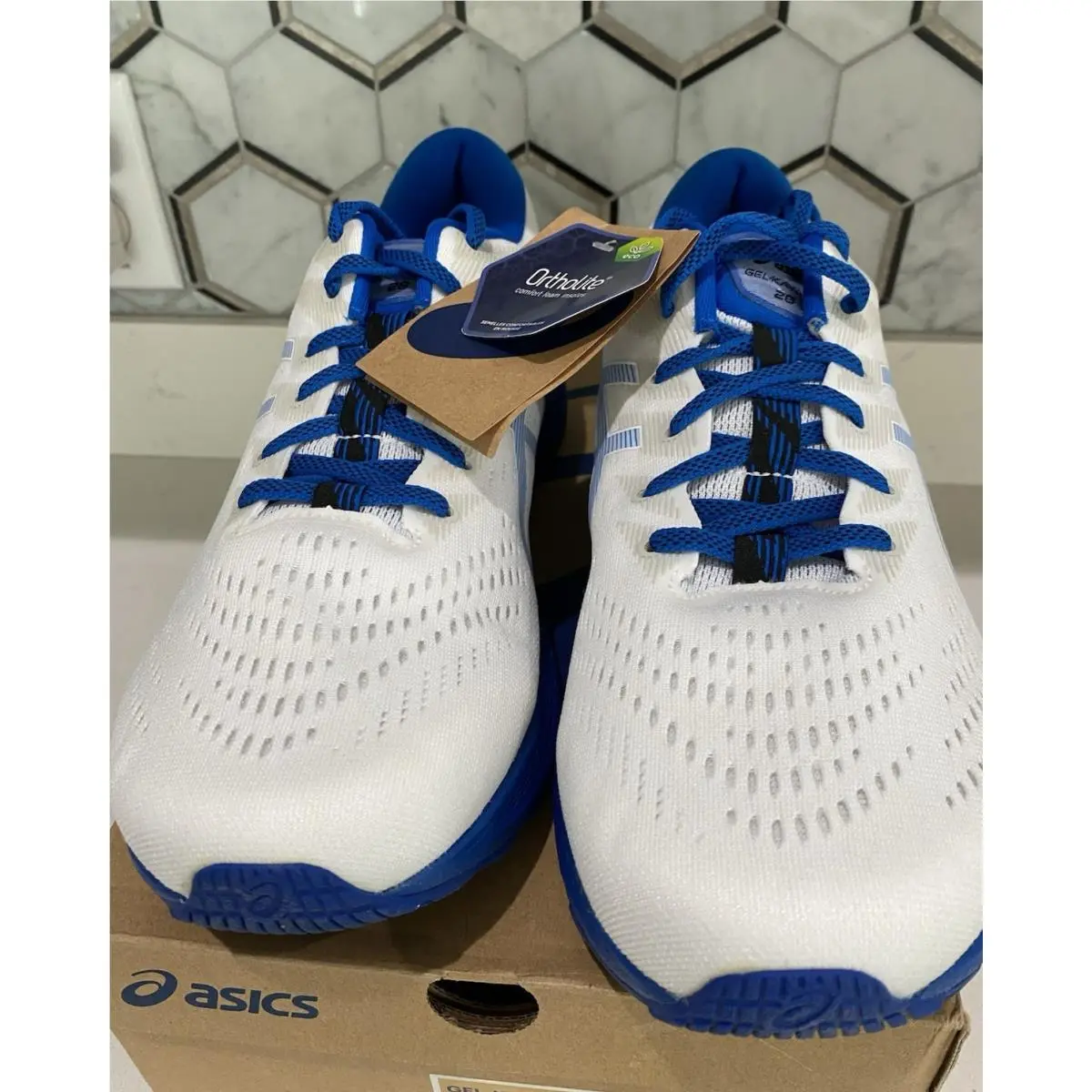 Asics shoes - White/Tuna Blue 0