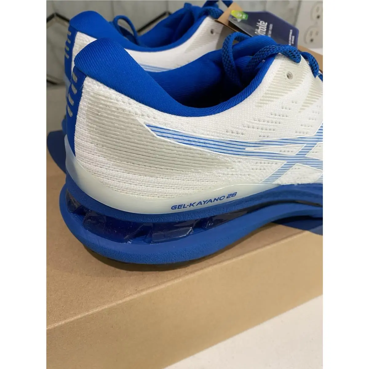 Asics shoes - White/Tuna Blue 1