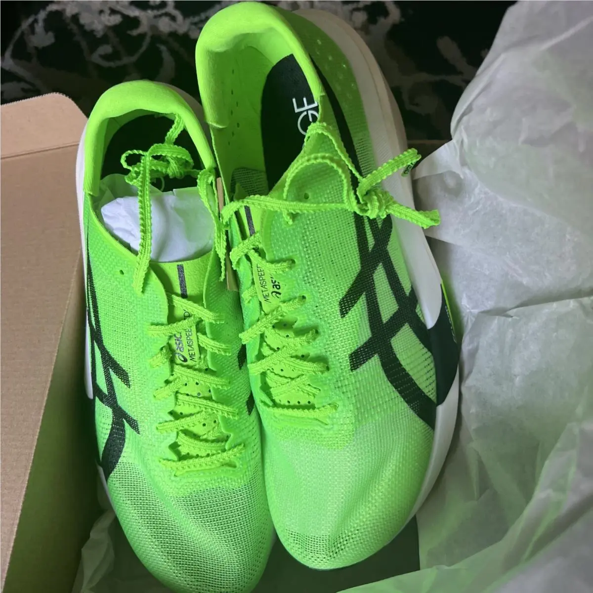 Asics shoes - ASICS Metaspeed Edge - Metaspeed Edge - 1013A163-300 - Green 1