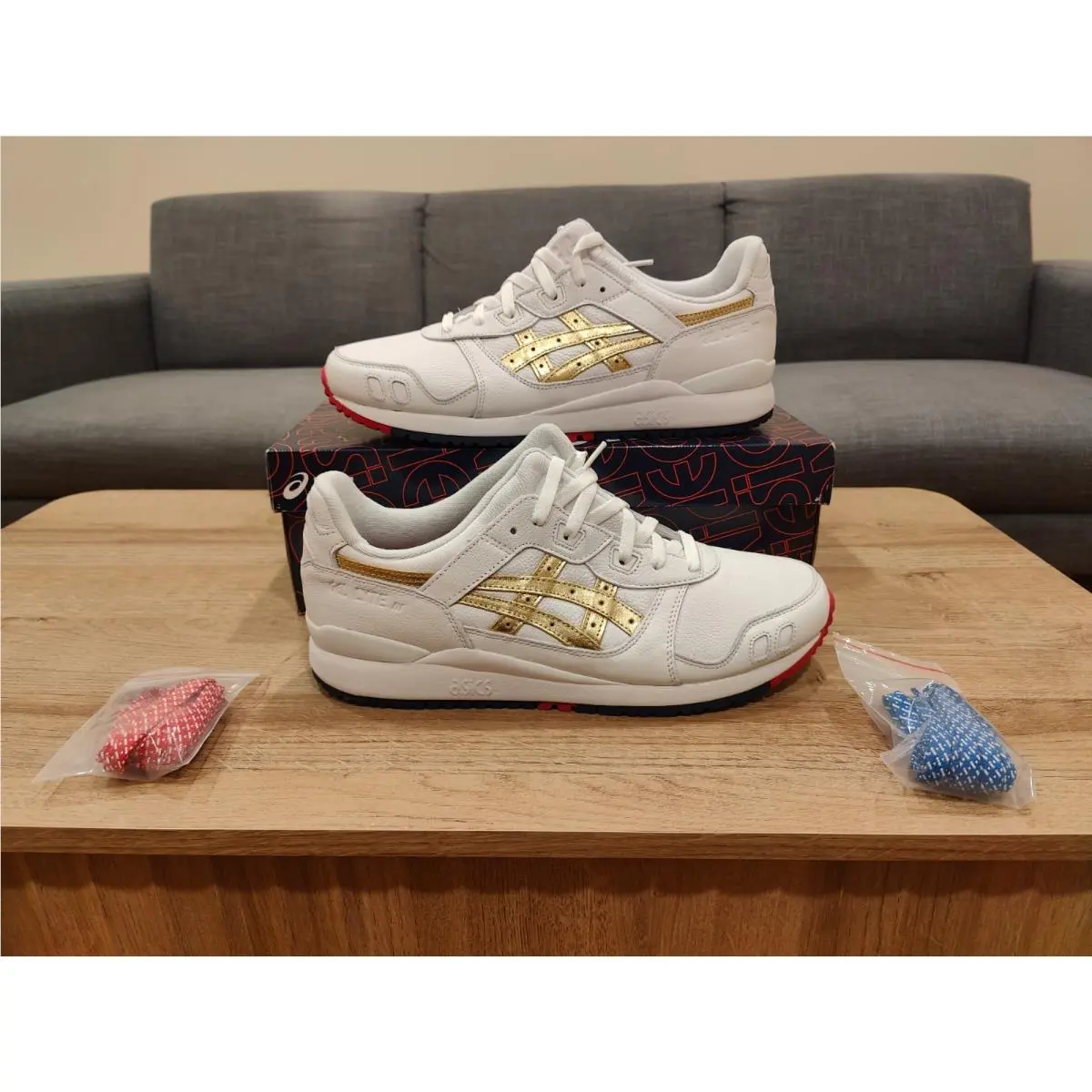 Size 11.5 - Asics Gel-lyte Iii x Ronnie Fieg Tokyo Trio Pack Super Gold 2020
