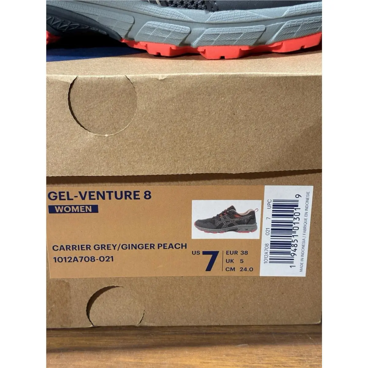 Asics shoes - ASICS GEL-Venture - 1012A708021 - Carrier Grey/Ginger Peach 0