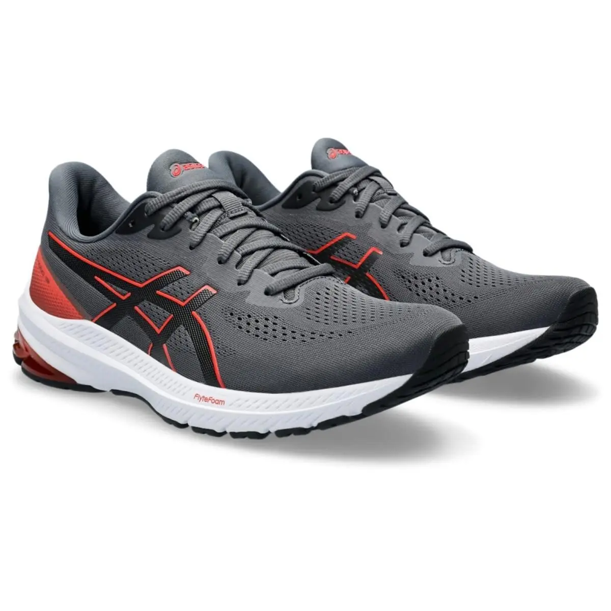 Asics GT-1000 12 Men`s Running Shoe Carrier Grey/true Red 9.5 Extra Wide 4E