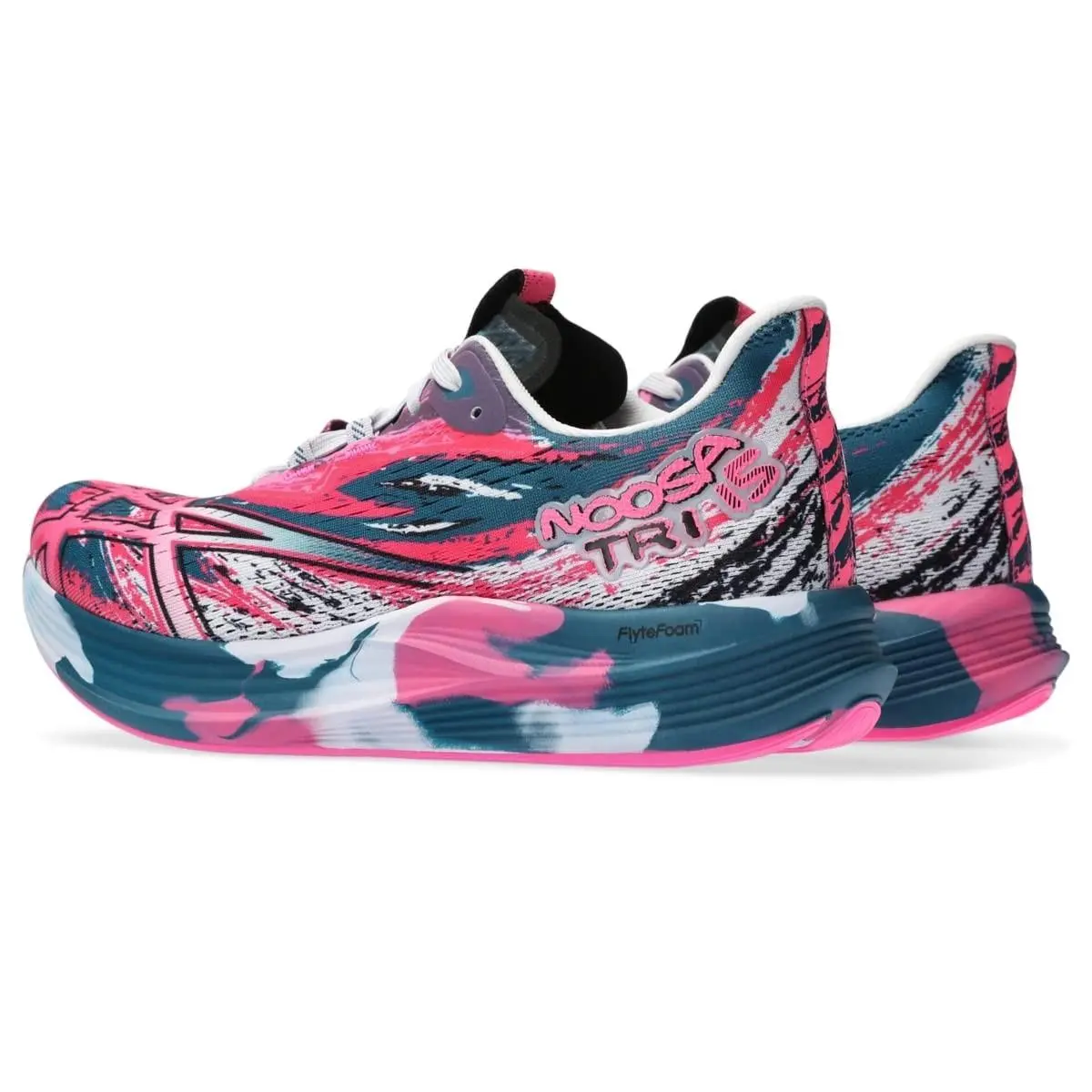Asics shoes - ASICS Noosa Tri 15 - Noosa Tri - 10128429401 - RESTFUL Teal/HOT Pink, Manufacturer: Hot Pink/Safety Yellow 2
