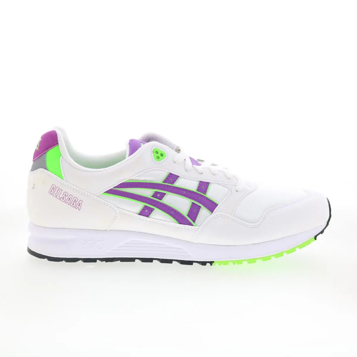 Asics Gel Saga 1193A071-100 Mens White Suede Lifestyle Sneakers Shoes 11.5
