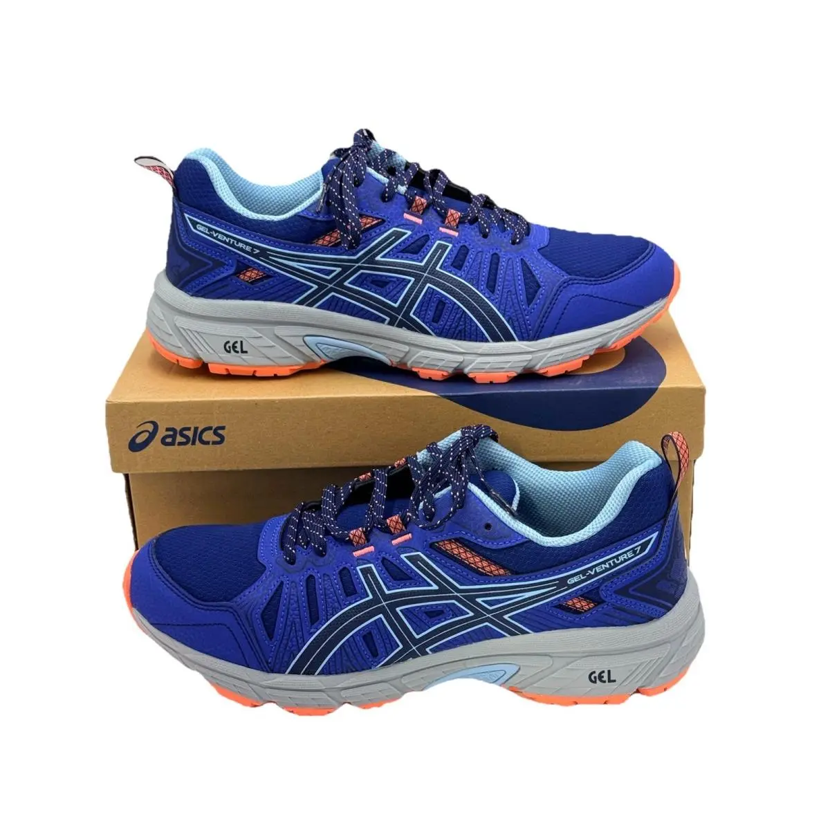 Asics Women Gel Venture 7 Blue Expanse/heritage Blue 10.5 1012A46-400
