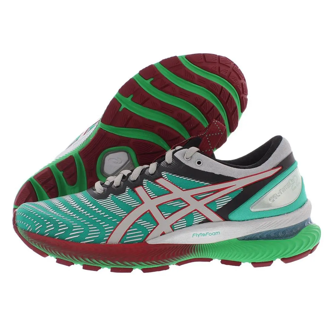 Asics Fn1-3 Gel-nimbus 22 Womens Shoes Size 6.5 Color: Baltic Jewel/pure Silver