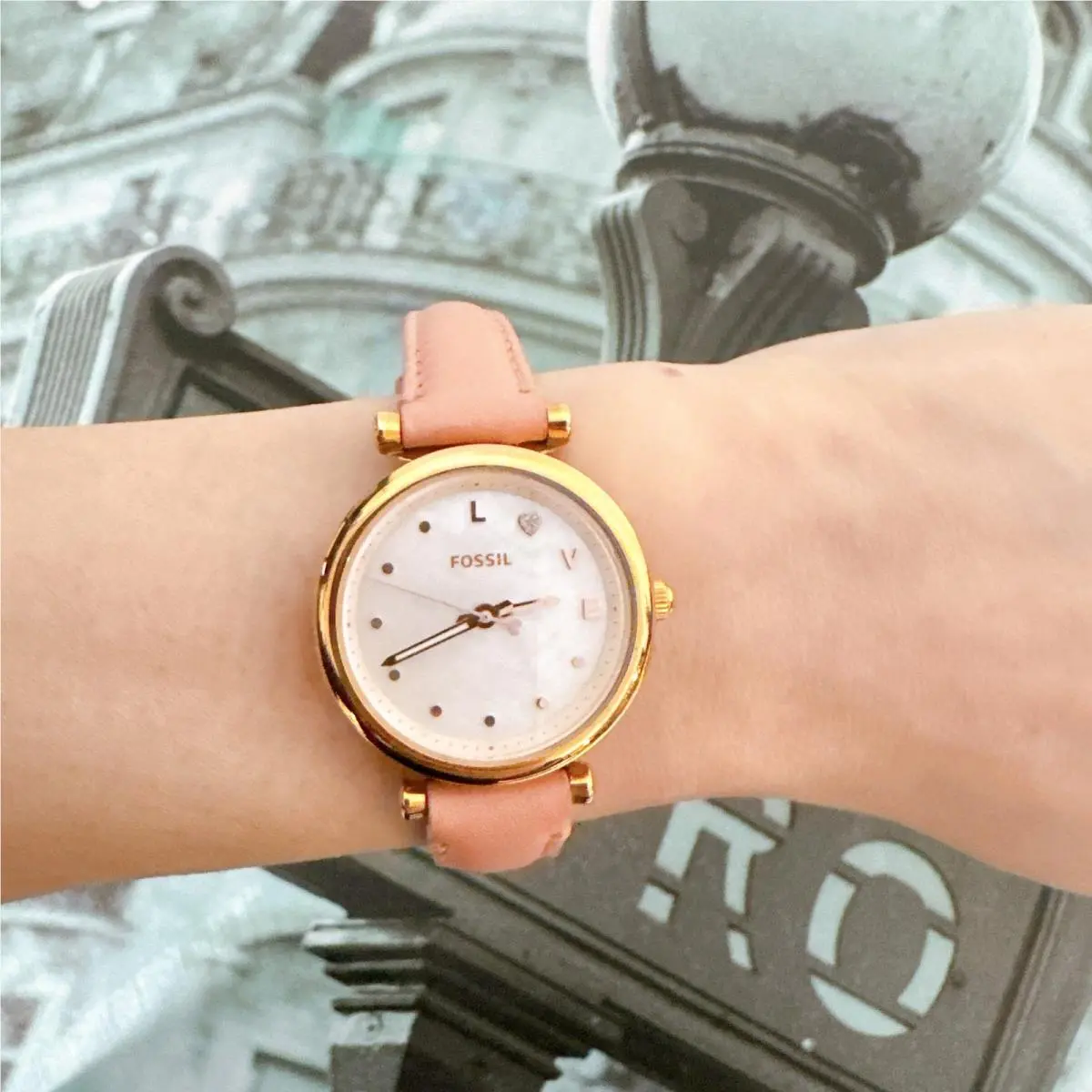 Fossil ES5064 Carlie Mini Pink Watch For Women