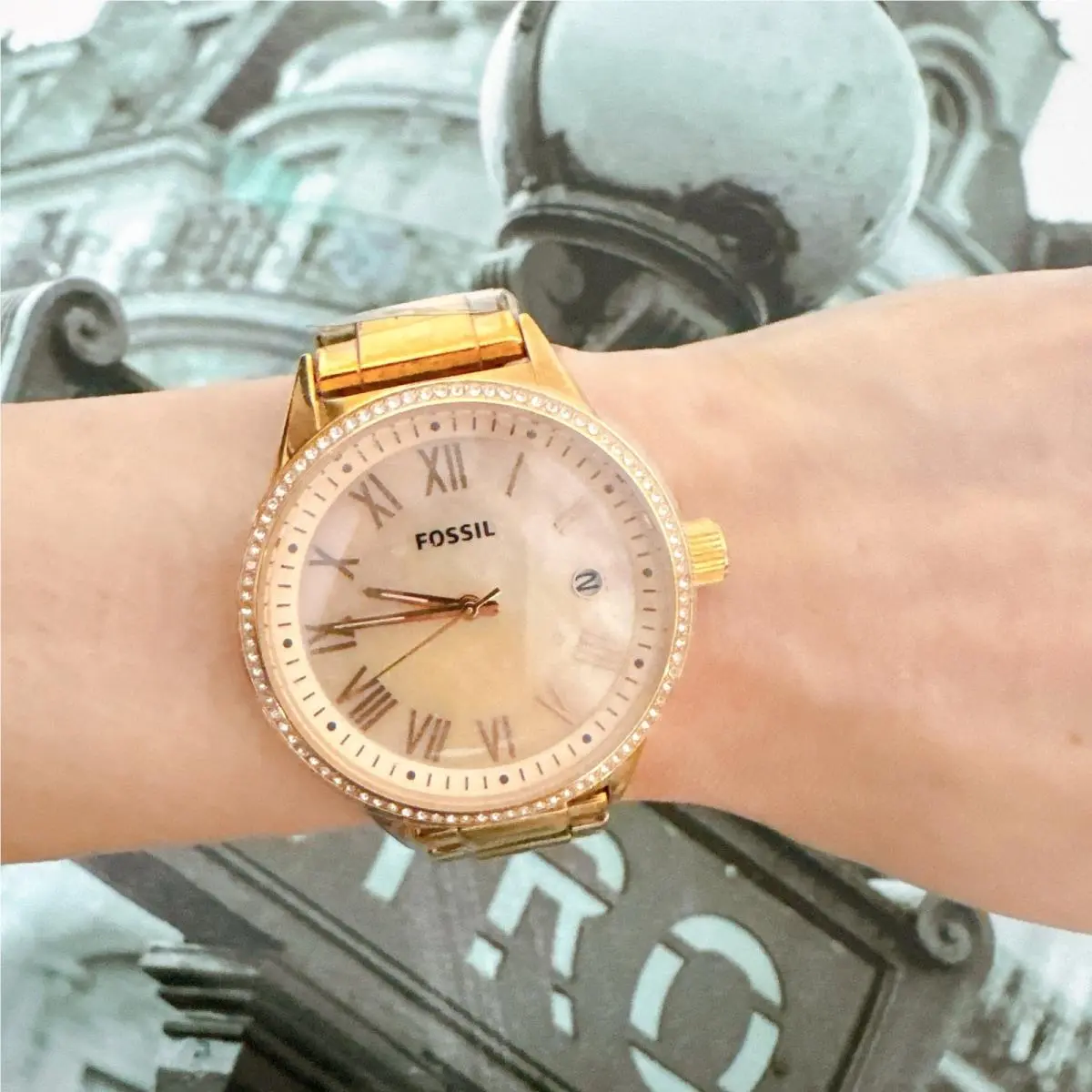Fossil BQ3210 Blythe Rose Gold Stainless Steel Watch