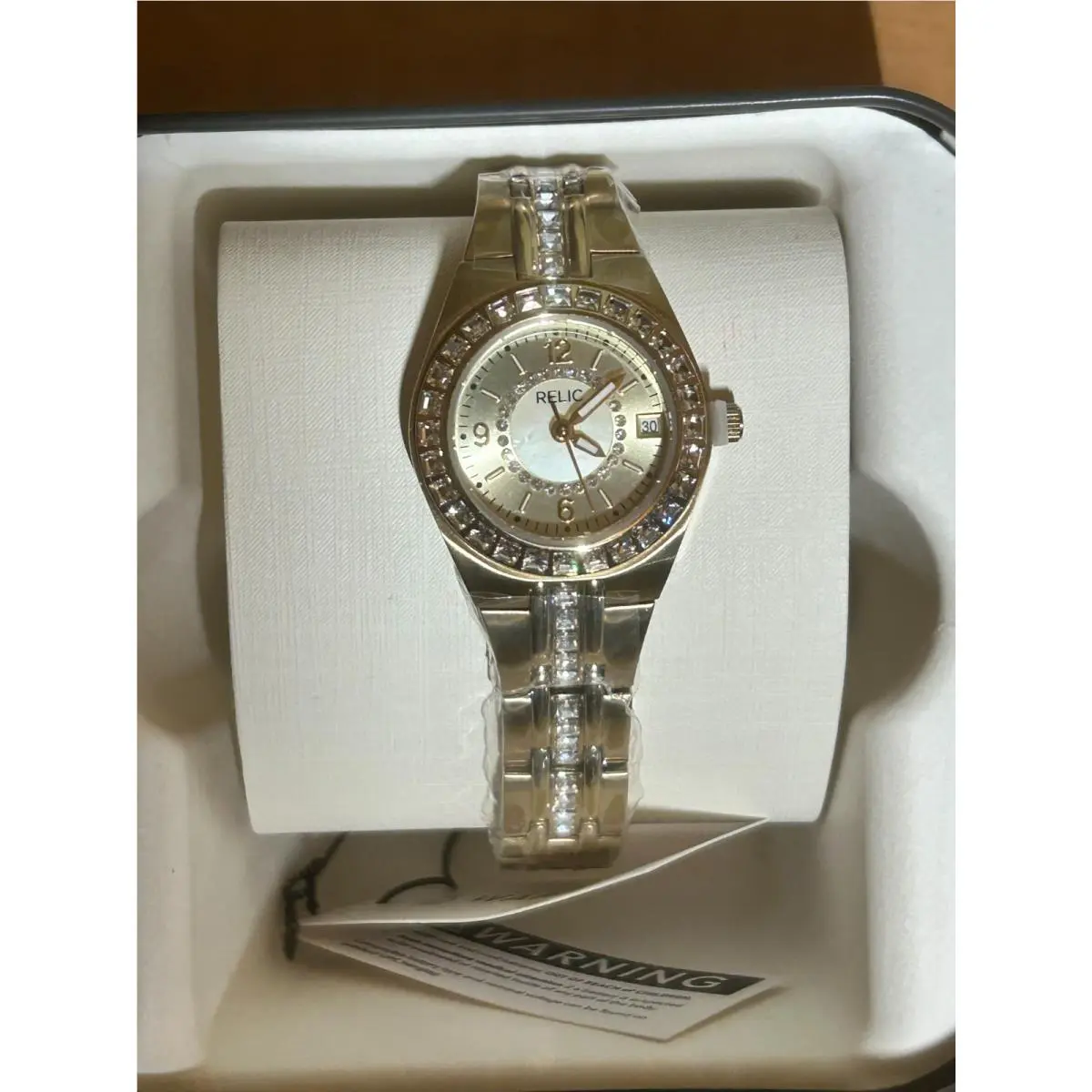 Relic by Fossil Queen`s Court Women`s Watch ZR11778 — Crystal Bezel