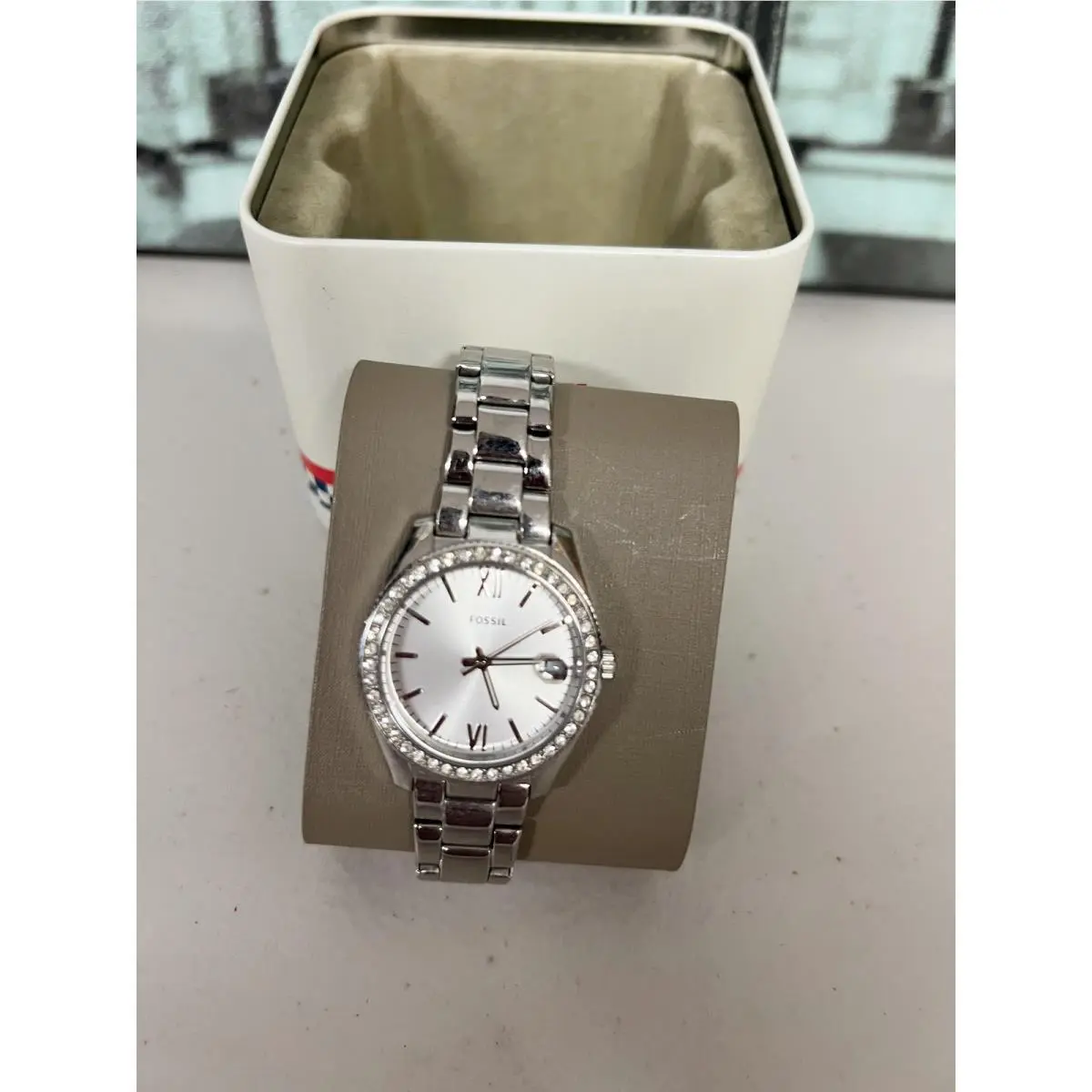 Fossil ES4317 Scarlette Three-hand Date Stainless Steel Watch