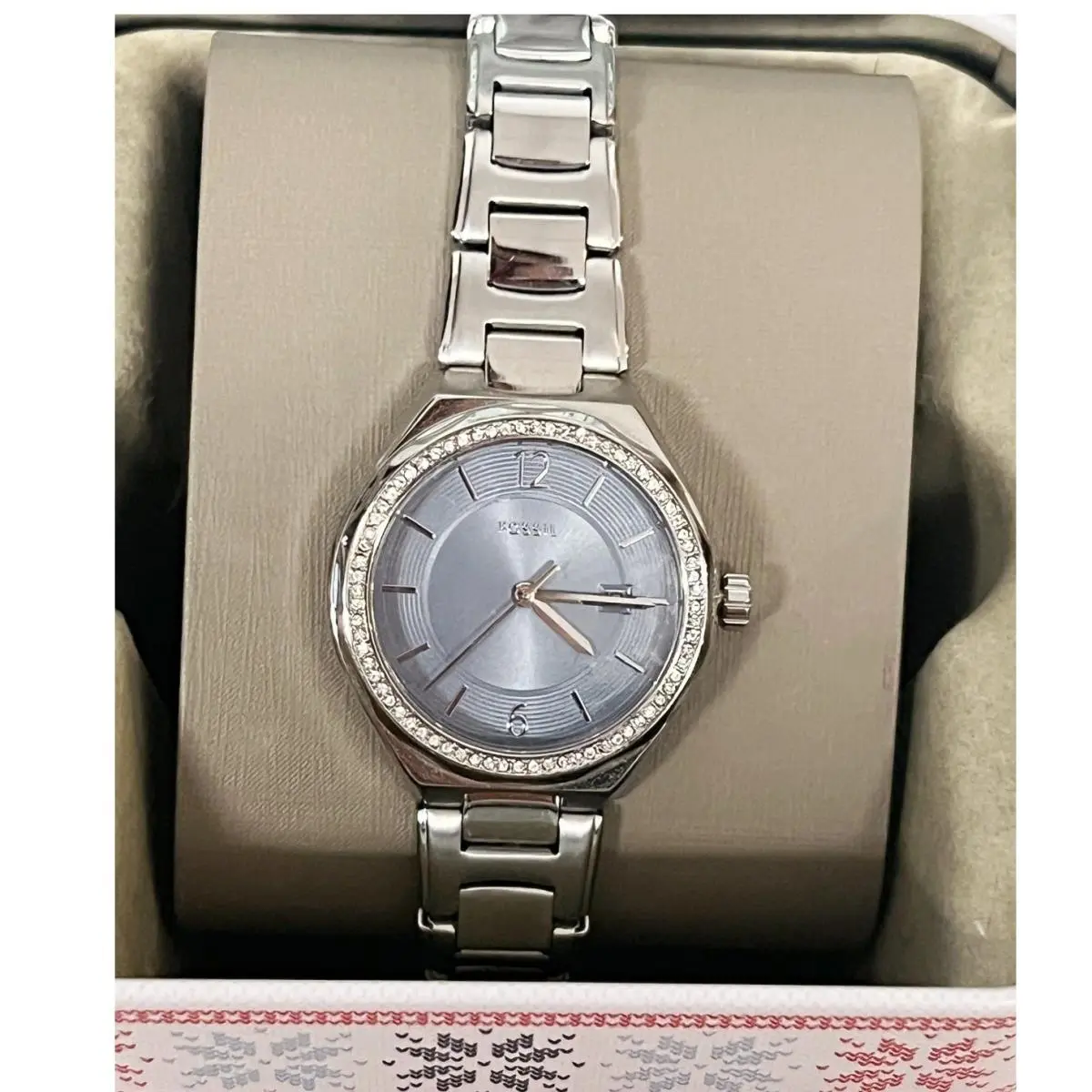 Fossil BQ3860 Eevie Three-hand Date Stainless Steel Watch