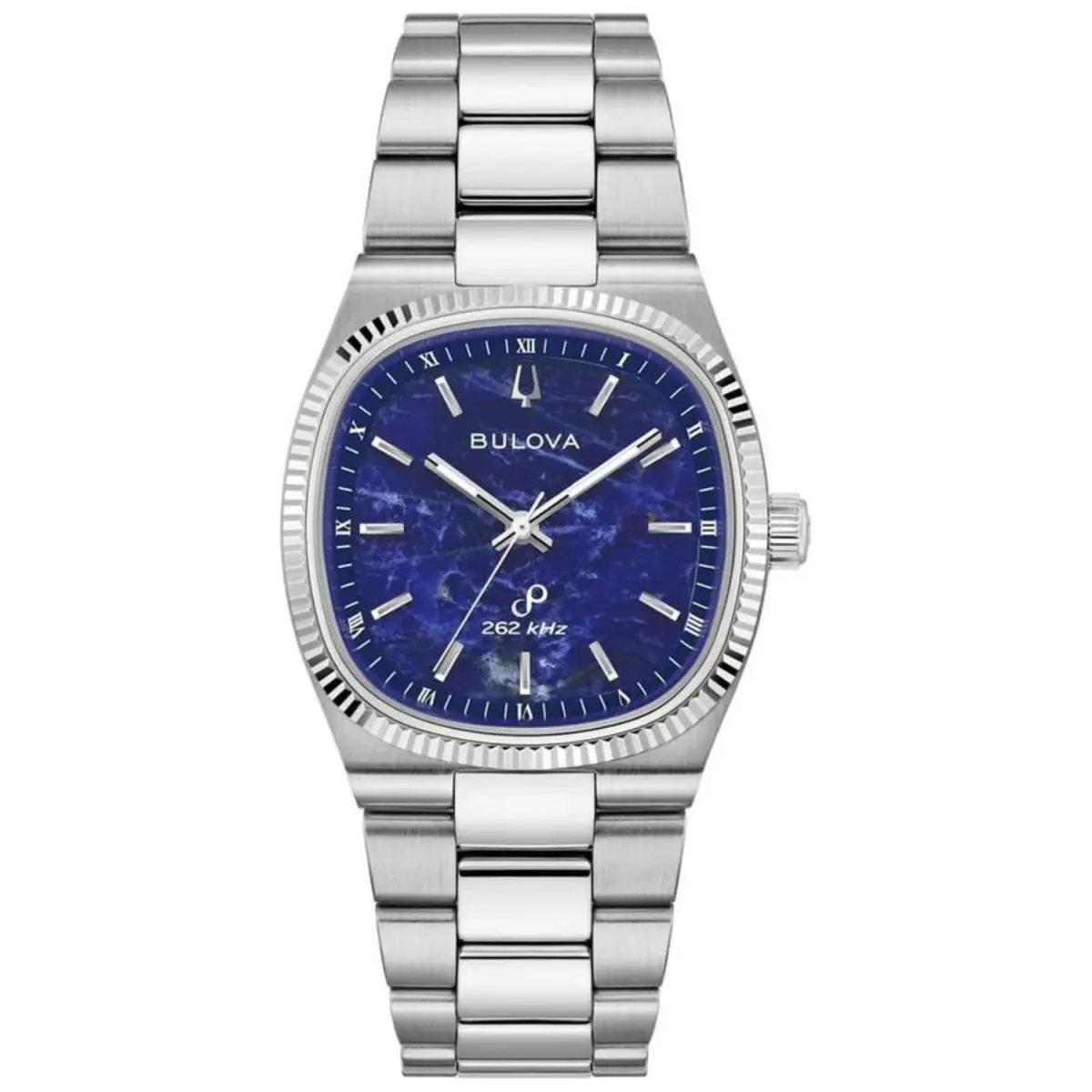 Bulova Women`s Super Seville Blue Dial Watch - 96A348