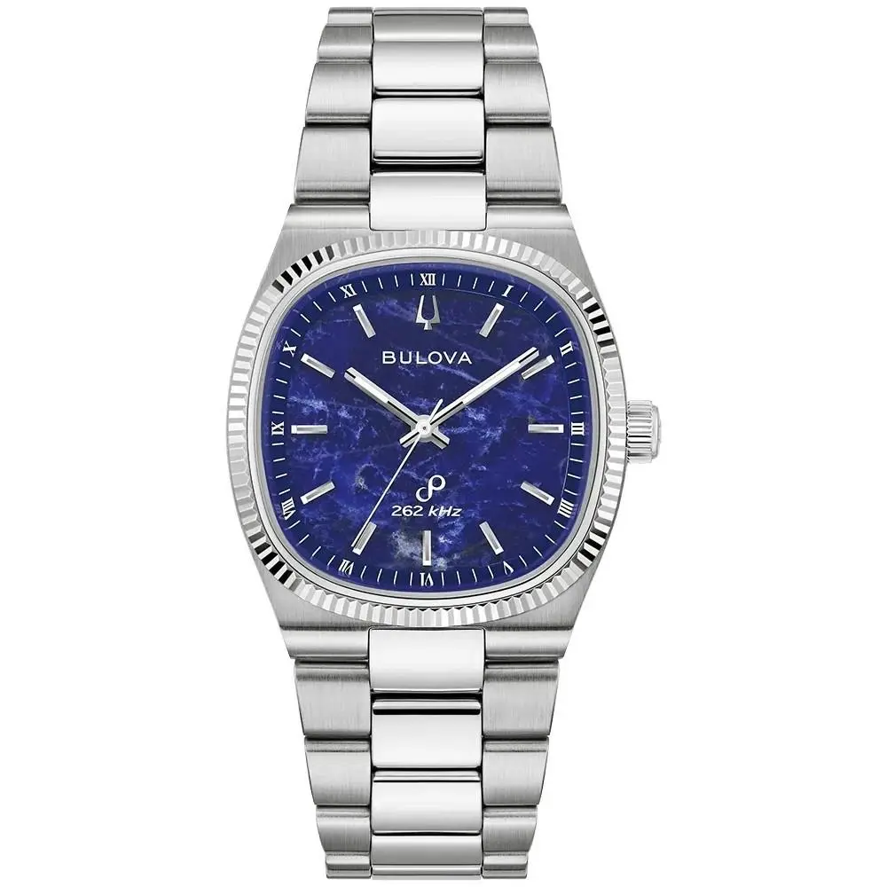 Bulova Super Seville Quartz Blue Dial Men`s Watch 96A348 - Blue, Quartz