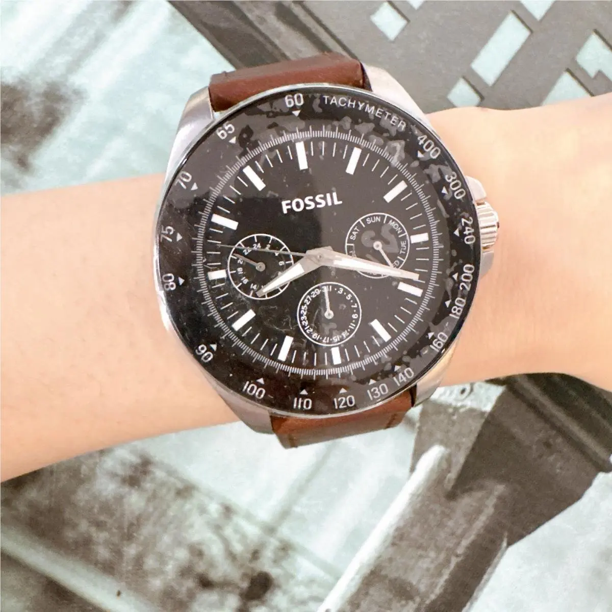 Fossil BQ2294 Neale Quartz Stainless Steel Chronograph Watch