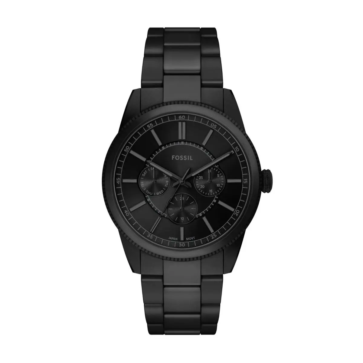 Fossil Men`s Watch Pearson Multifunction Watch For Men Black