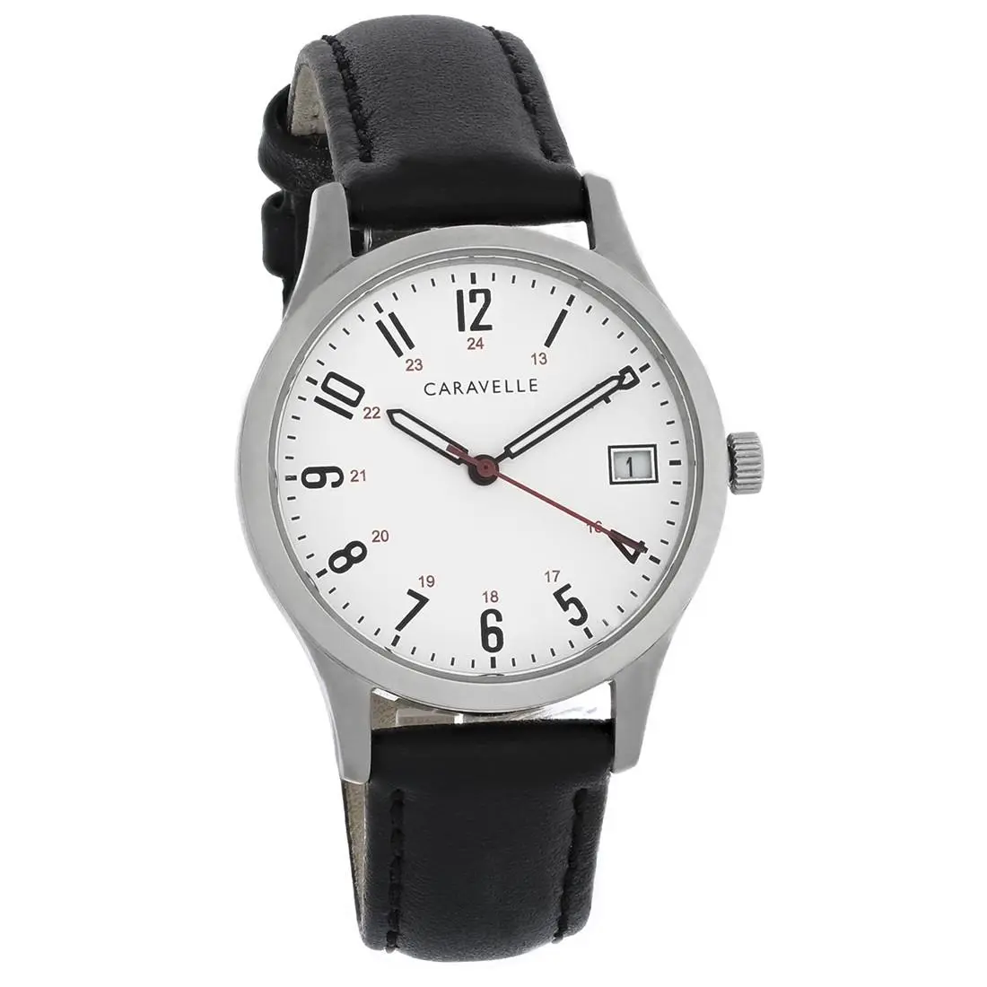 Caravelle by Bulova Women`s Black Strap Quartz Watch 43M118