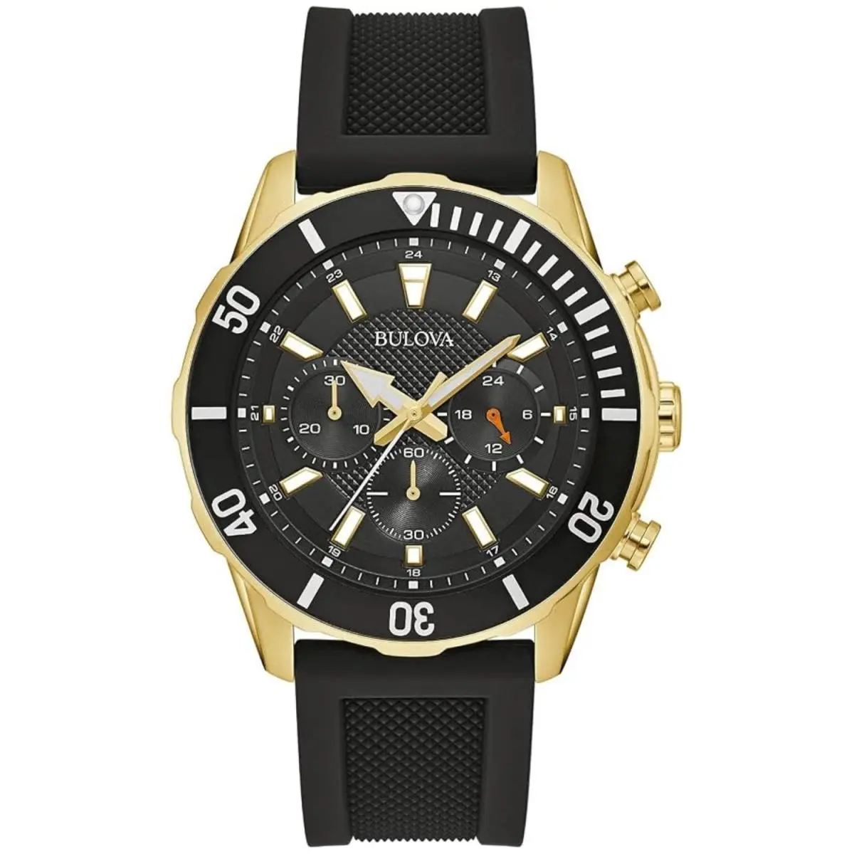 Bulova Men`s Classic Black Dial Watch - 98A270