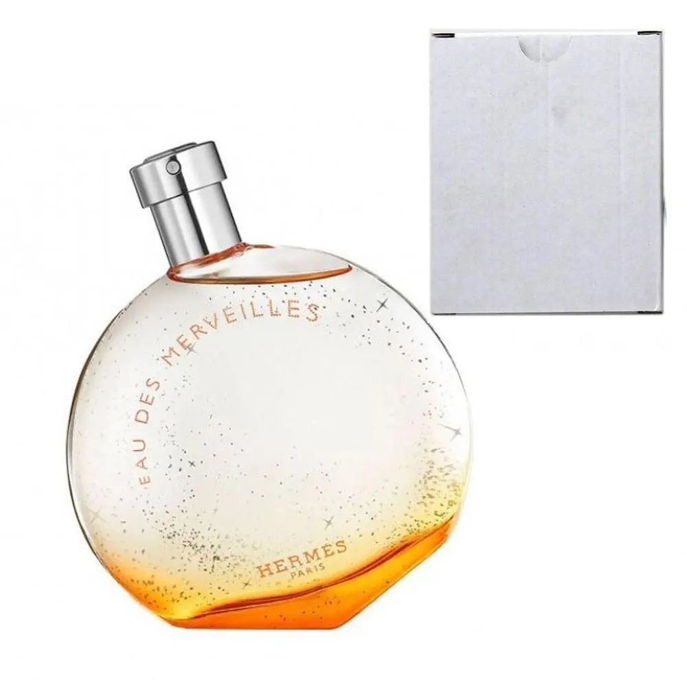 Hermes Eau Des Merveilles Eau De Toilette Spray 3.3oz/100ml Tester White Box