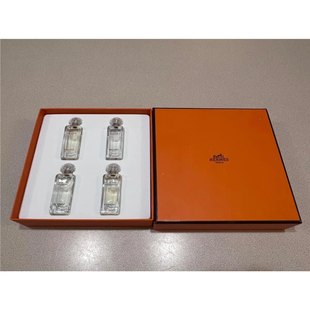 Hermès Les Jardins Miniature Perfume Set 4 x Mini Bottles w/ Box
