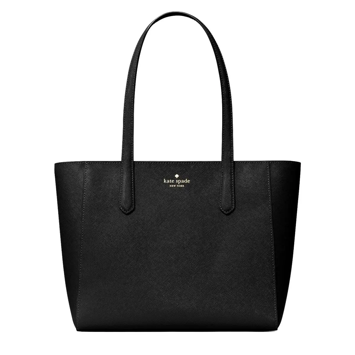 New Kate Spade New York Staci Saffiano Tote Bag Black