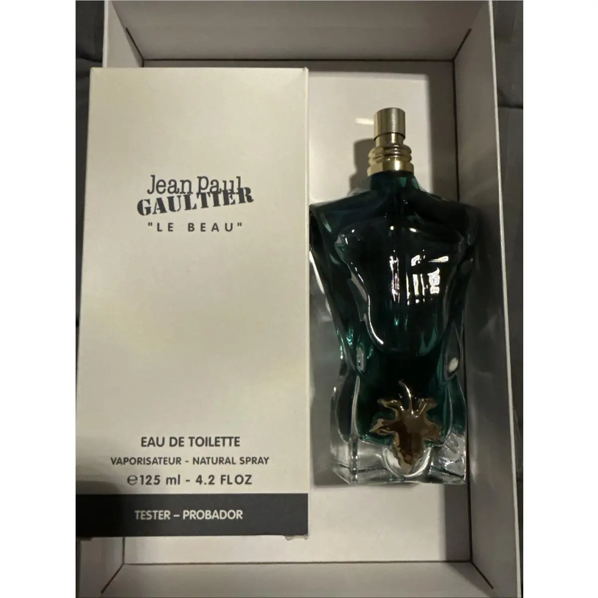Jean Paul Gaultier Le Beau 4.2 Oz. Eau de Toilette Spray For Men. Tester