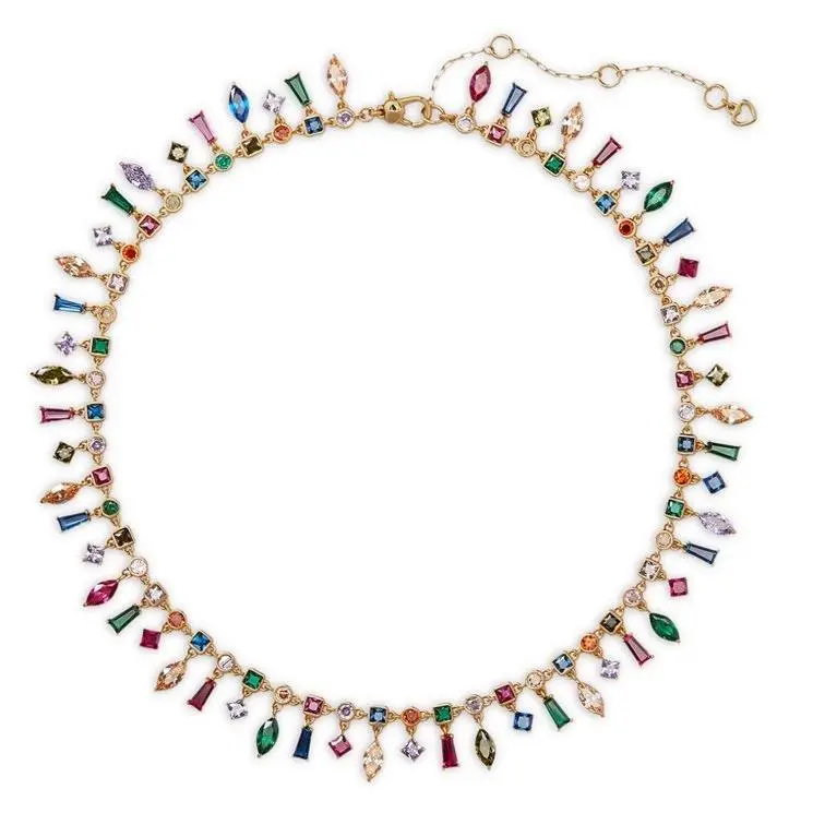 New Kate Spade Showtime Choker Statement Necklace Multicolor