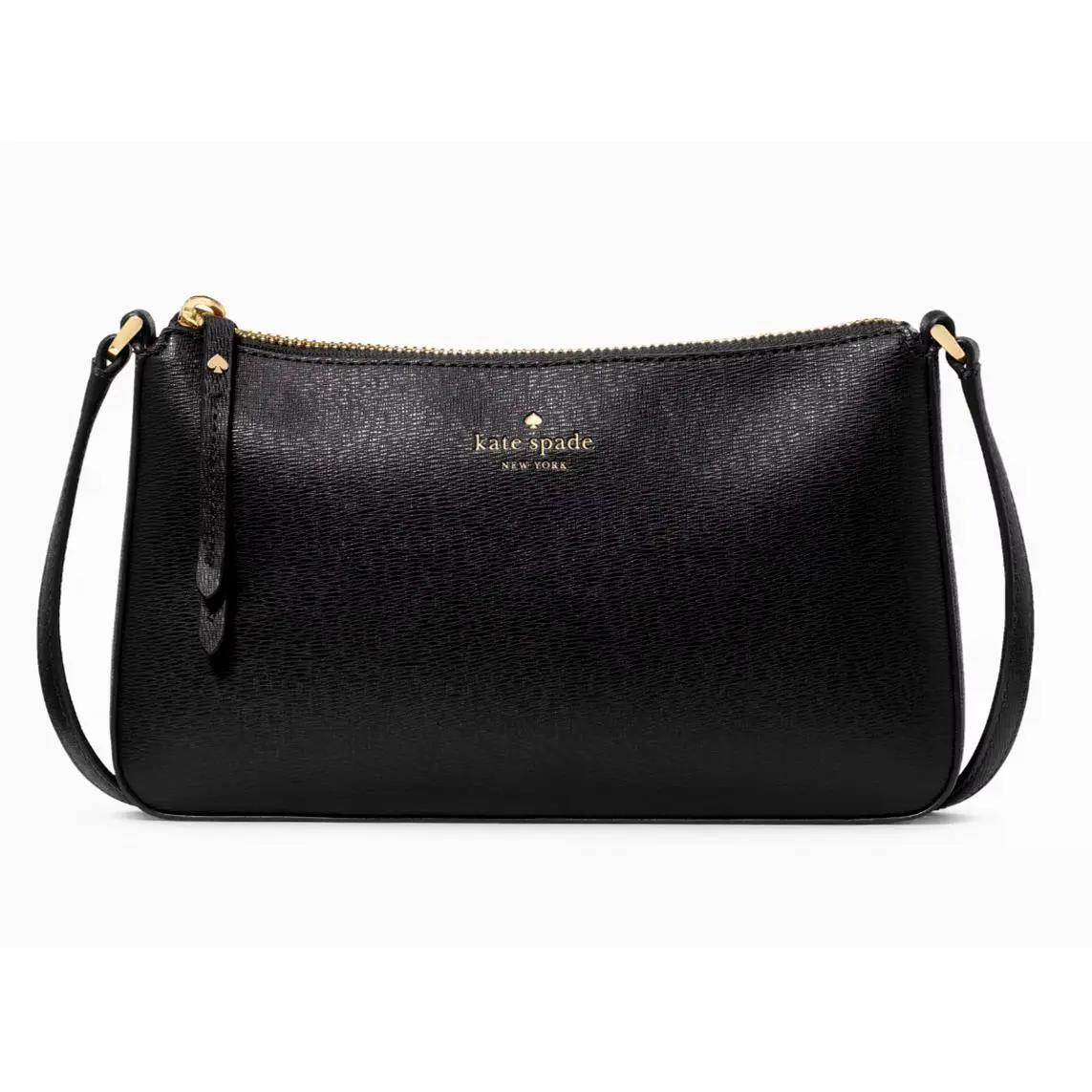 New Kate Spade Ginnie Crossbody Coated Canvas Black