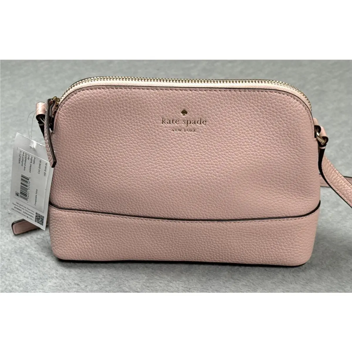 Southport Ave Hanna Crossbody Bag Womens Small Pink Pebbled Leather by Kate Spade