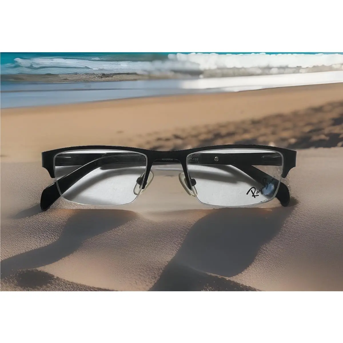 Rayban Eyeglasses Frame Unisex. Kids. Black . 46 17 132. Very Nice Quality by Ray-Ban