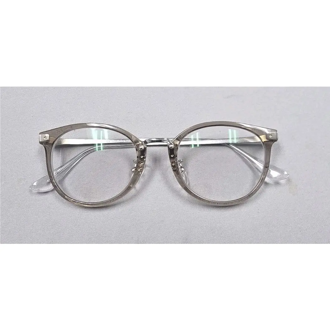 Ray-ban RB 7266D Eyeglass Frames 49mm Transparent Gray Round by Ray-Ban