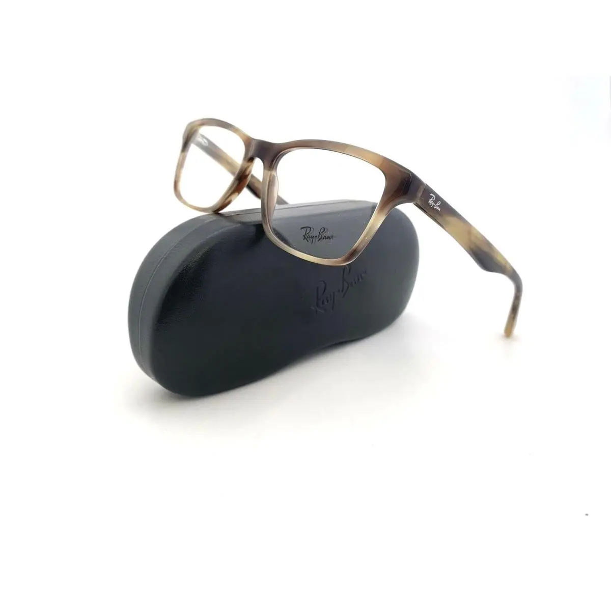 Ray-ban Frames Olive Tortoise Orx RB 5279 5775 55 18 145 Acetate Eyeglasses