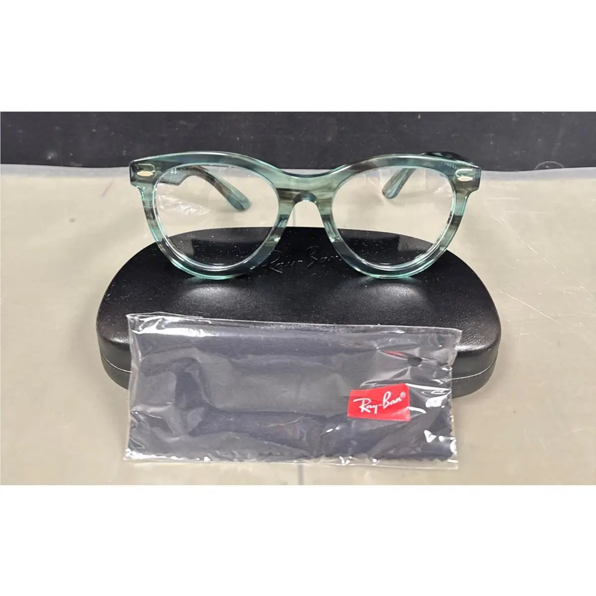 Ray-ban Unisex Eyeglasses RB2241V - Green - 54mm Demo Lenses by Ray-Ban