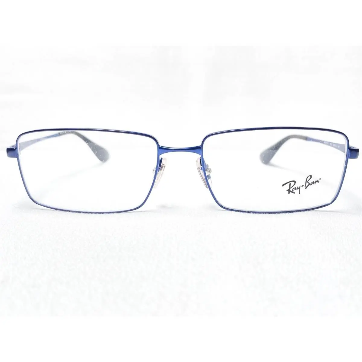 Ray Ban RB6337M 2510 Mens Matte Blue Rectangle Eyeglasses Frames 55/16 140 by Ray-Ban