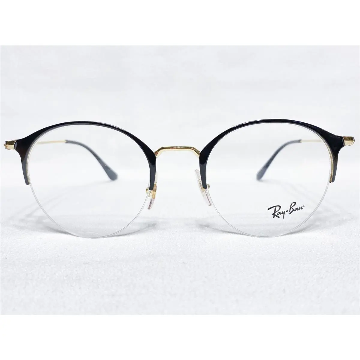Ray Ban RB3578V 2890 Unisex Gold/black Round Modern Eyeglasses Frames 50/22 by Ray-Ban