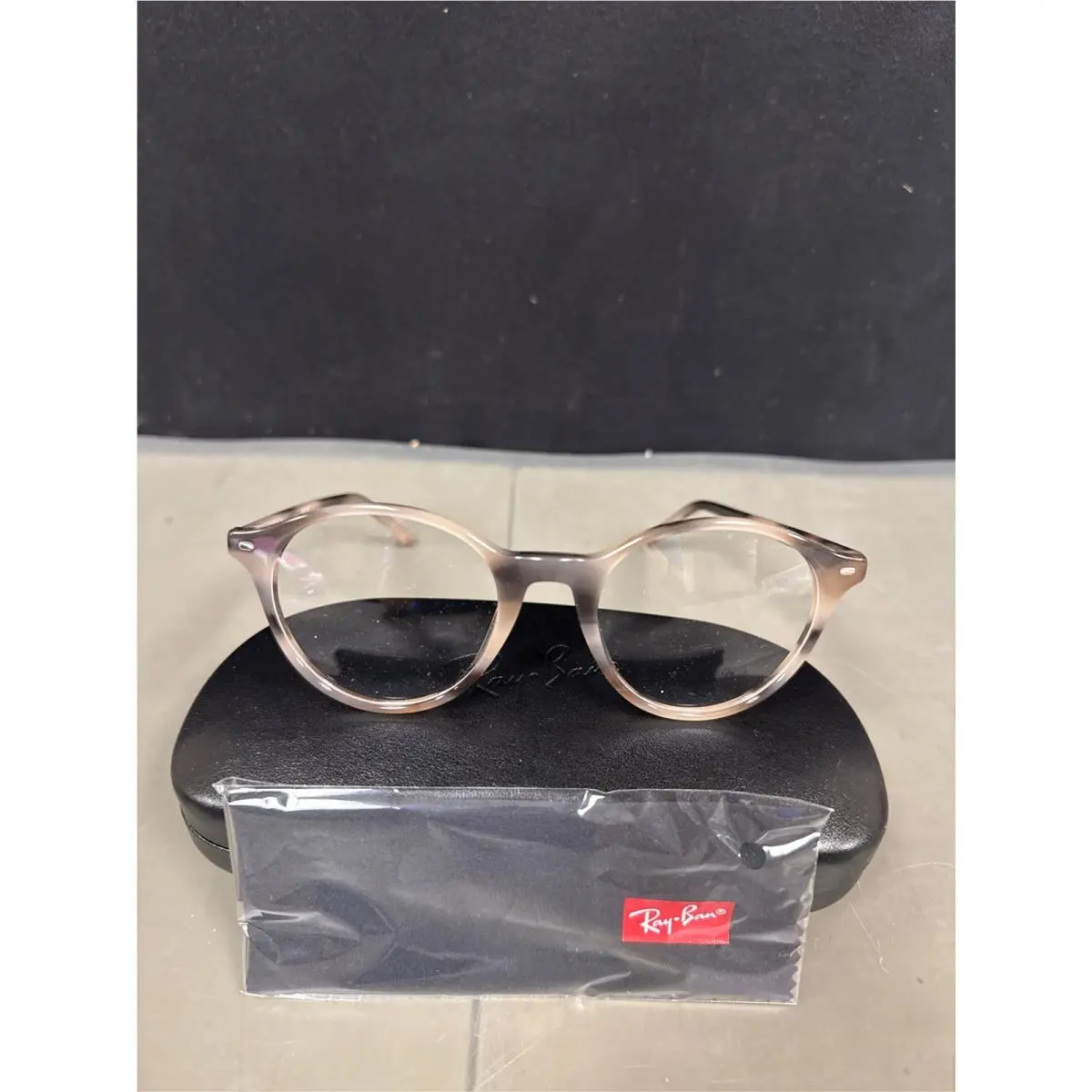 Ray-ban Bernard 5430 Eyeglasses 8360 - Grey - Demo Lenses by Ray-Ban