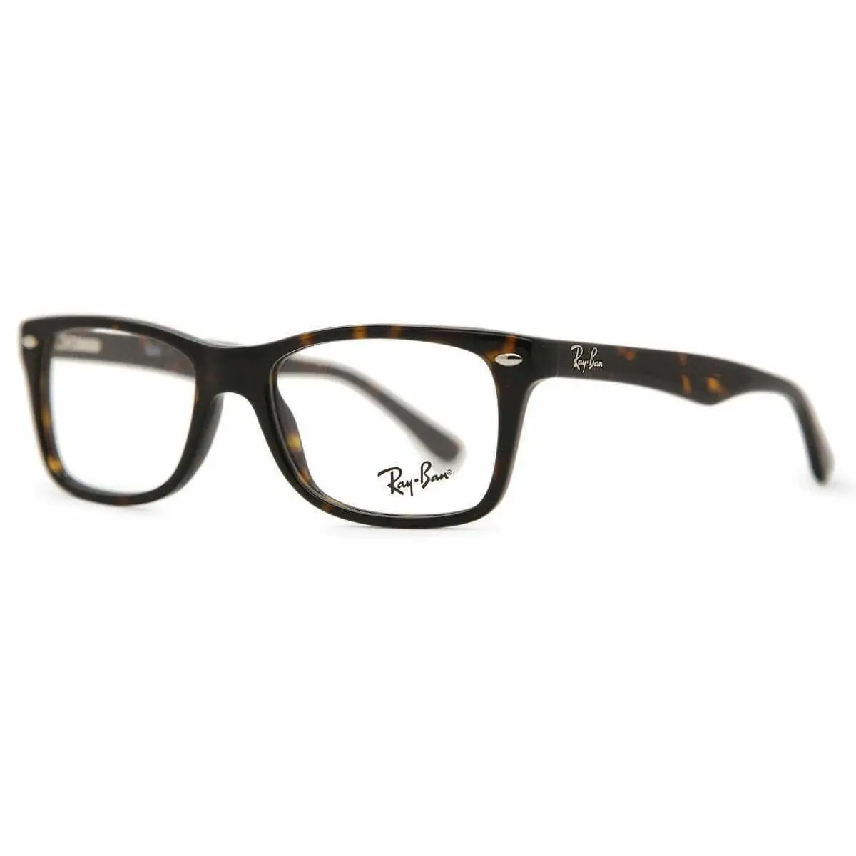 Unisex Ray-ban RX5228 2012 Square Eyeglass Frames - Dark Havana 55mm