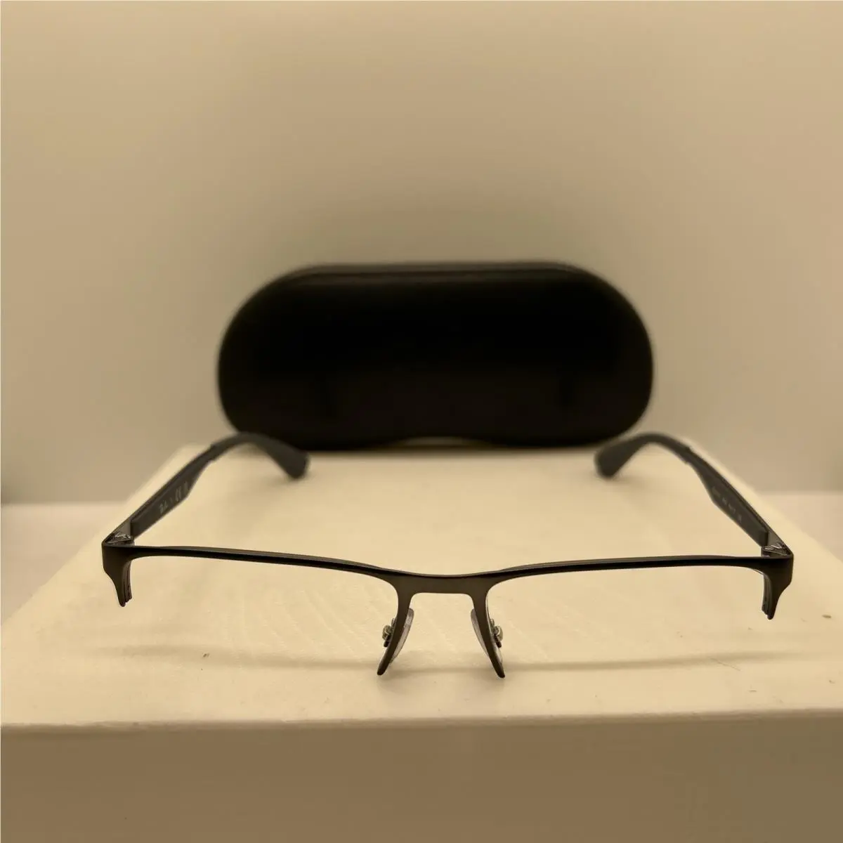 Rayban RB 6335 Gunmetal Eyeglass W/case 56/17/145 : B208 by Ray-Ban