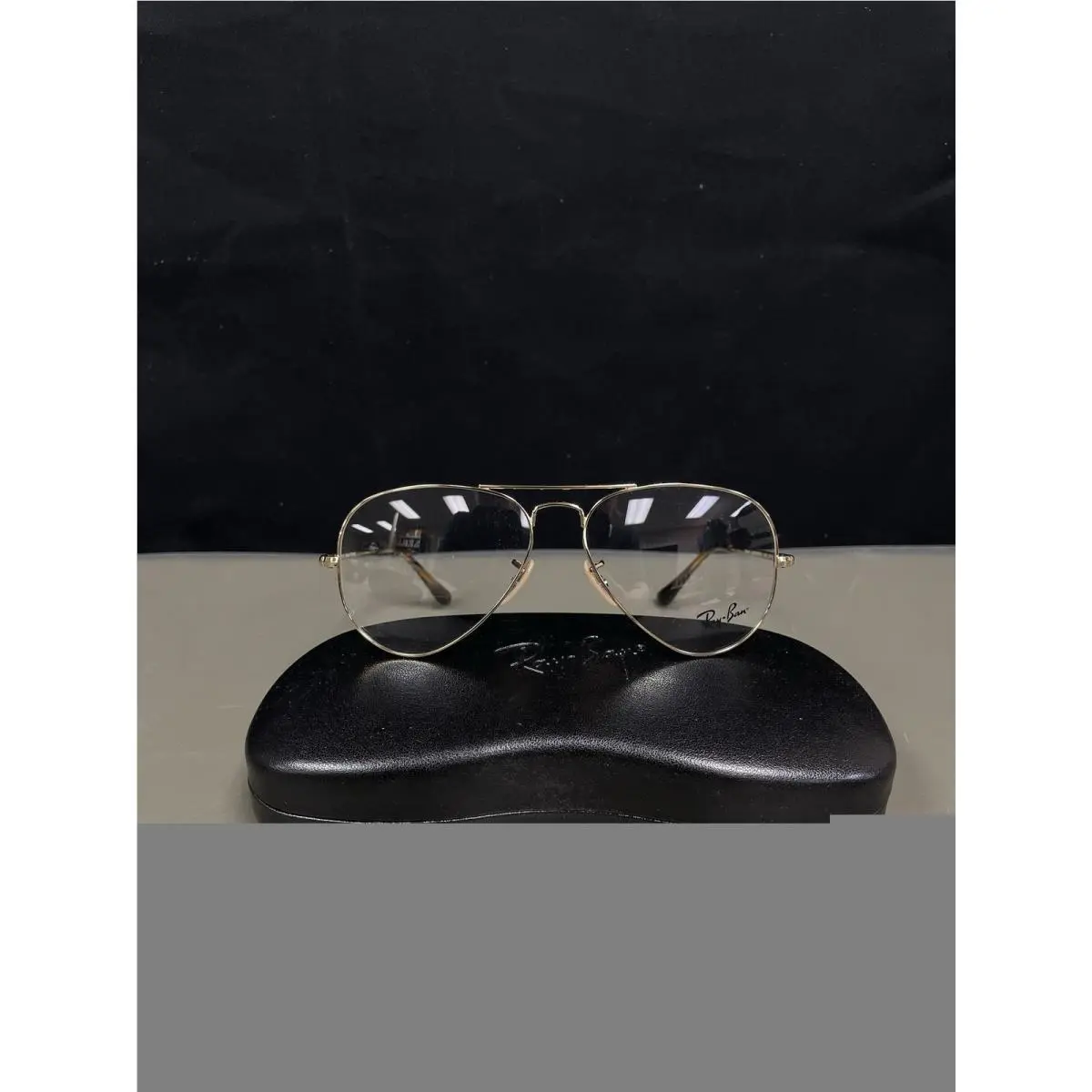 Ray-ban Unisex Rx6489 Aviator Aviator Demo Lenses by Ray-Ban