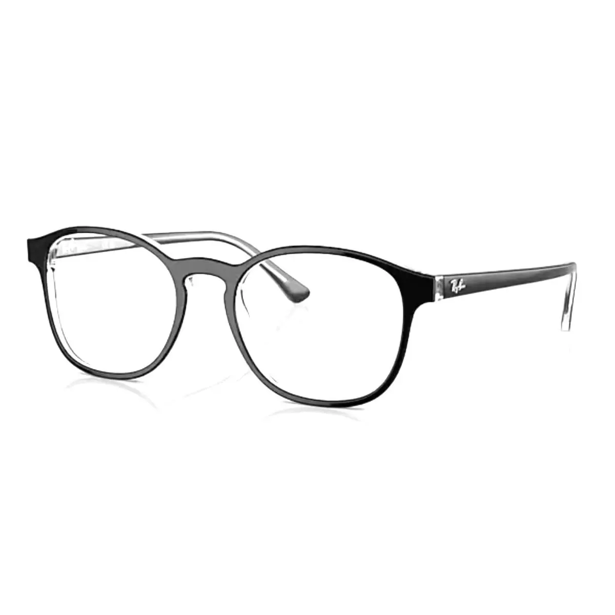 Rx-able Ray-ban Eyeglasses RB 5417 2034 52-19 145 Black on Clear Frames