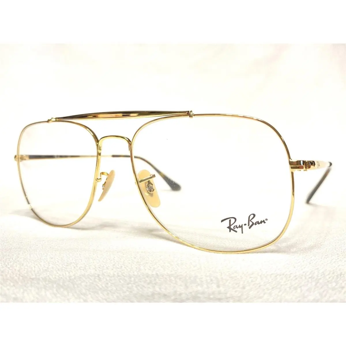 Ray Ban RB6389 2500 The General Gold Aviator Eyeglasses Frames 57/16 145 by Ray-Ban