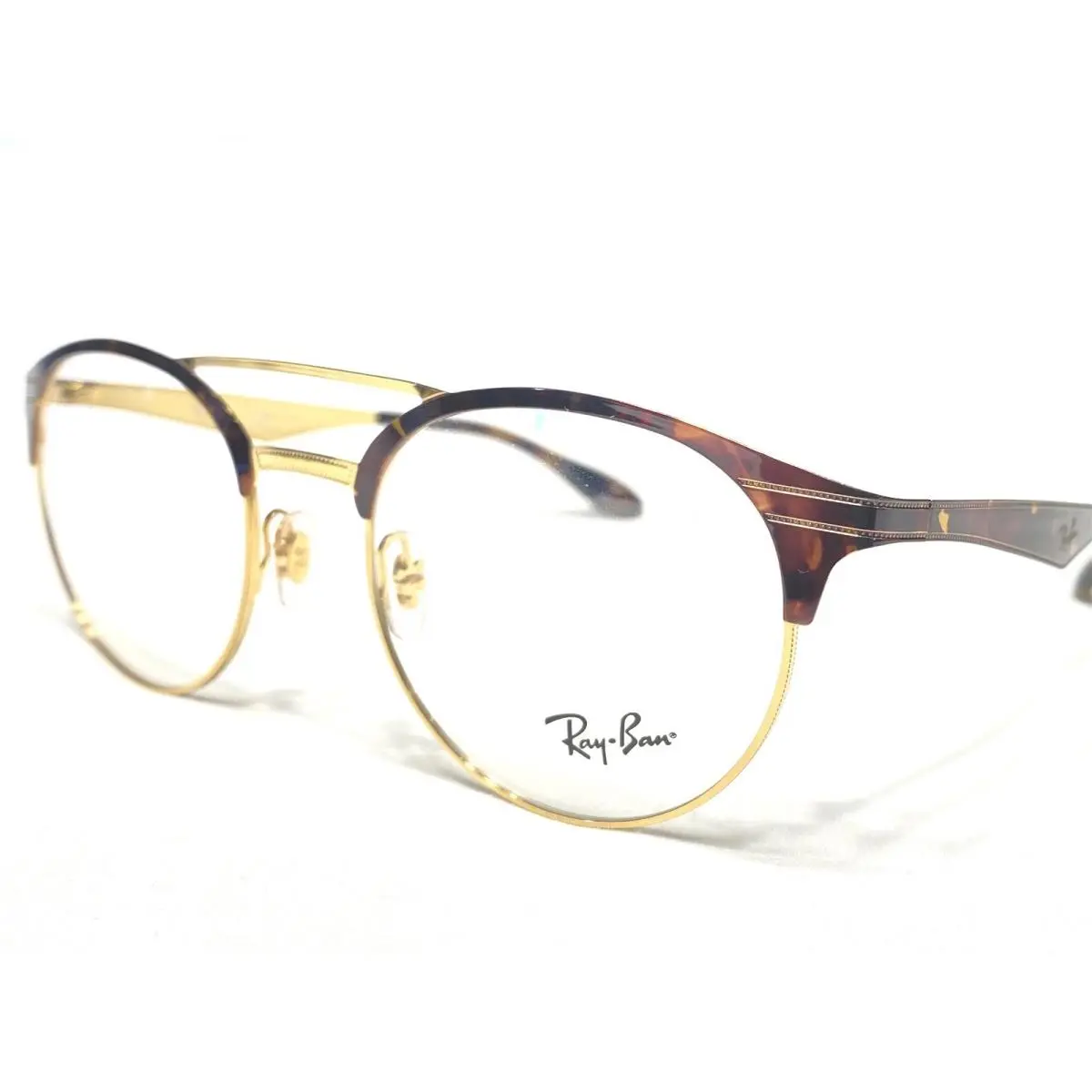 Ray Ban RB3545V 2917 Tortoise/gold Round Modern Eyeglasses Frames 51/20 145 by Ray-Ban
