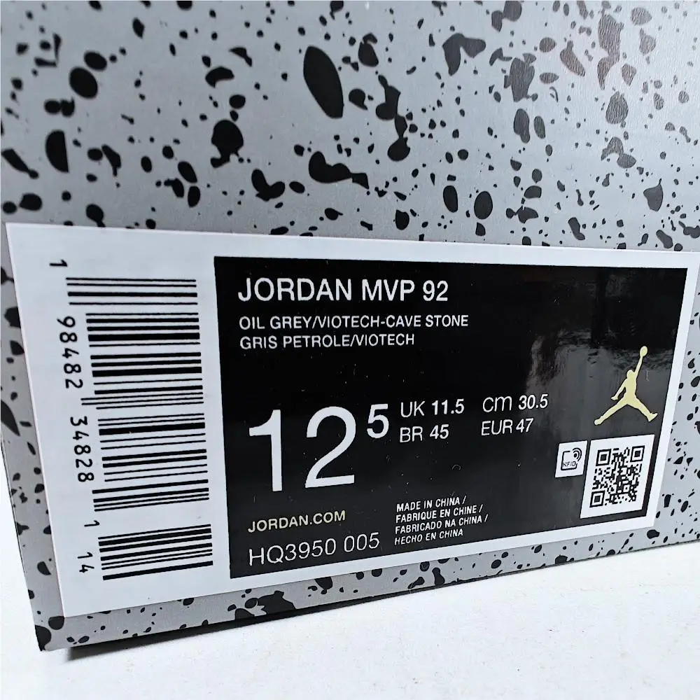 Nike shoes - Air Jordan MVP - Air MVP - HQ3950-005 - Oil Grey/Cave Stone/Dark Sulfur/Viotech 0