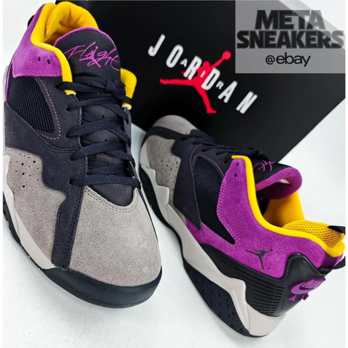 Nike shoes - Air Jordan MVP - Air MVP - HQ3950-005 - Oil Grey/Cave Stone/Dark Sulfur/Viotech 3