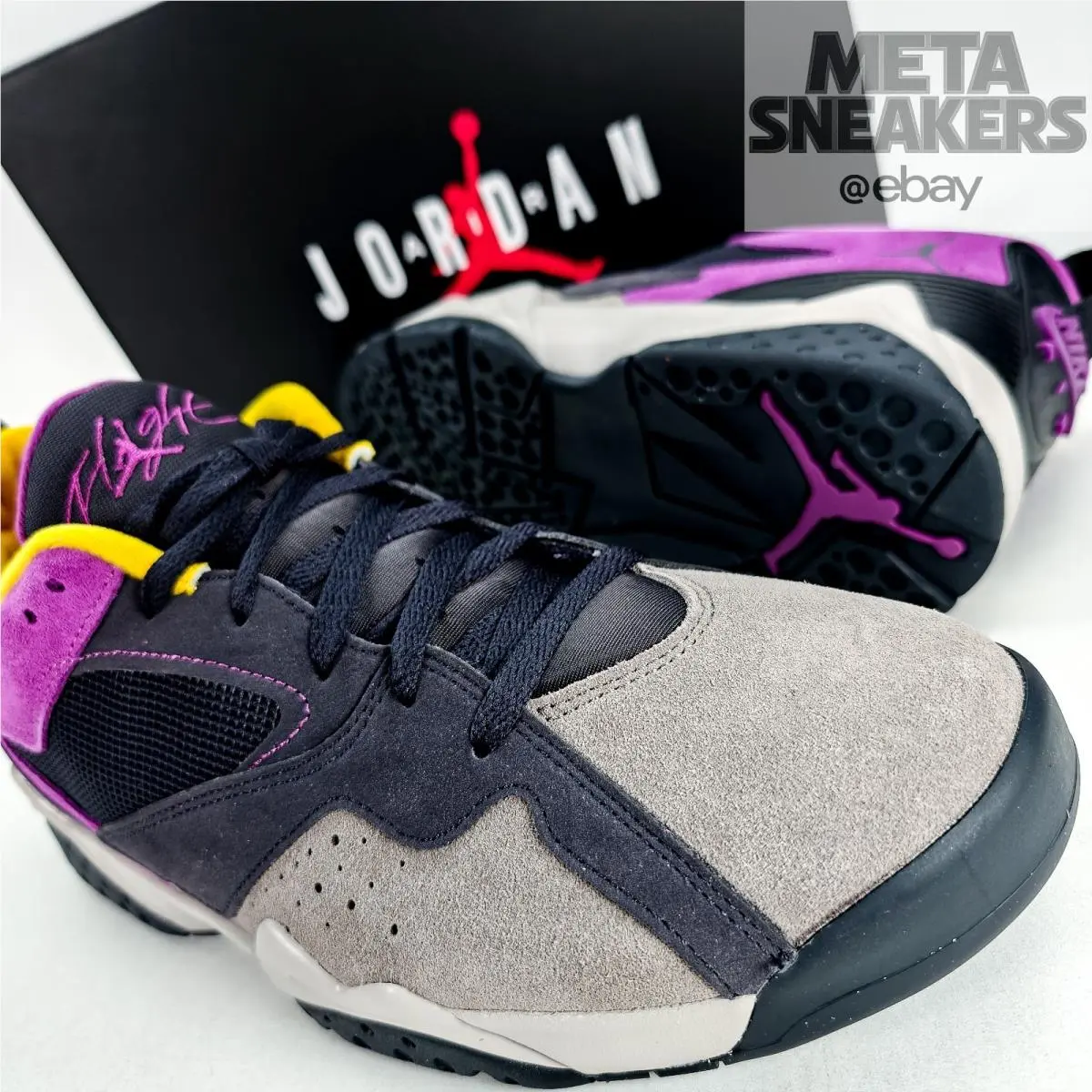 Nike shoes - Air Jordan MVP - Air MVP - HQ3950-005 - Oil Grey/Cave Stone/Dark Sulfur/Viotech 4