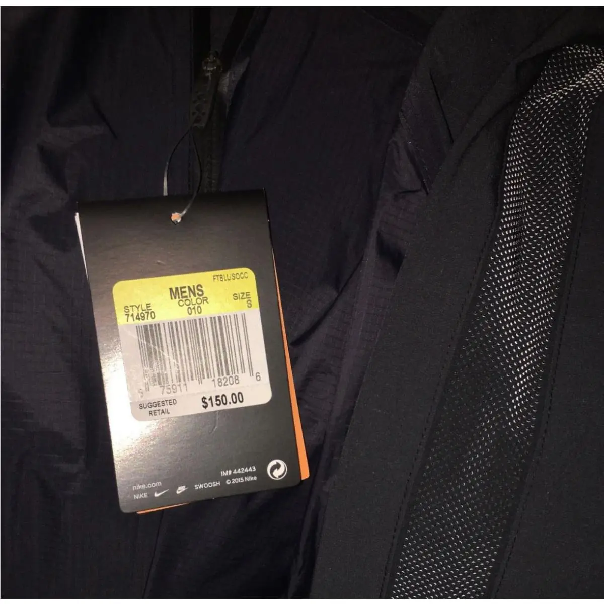 Nike clothing - NIKE Strike Woven Elite II Water Resistant F/Z Soccer Jacke - 714970 - Black 4